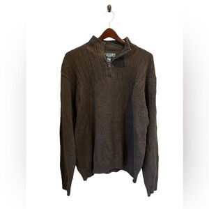 Northcrest‎ Sweater Mens XXL Long Sleeve 1/4 Zip Pullover